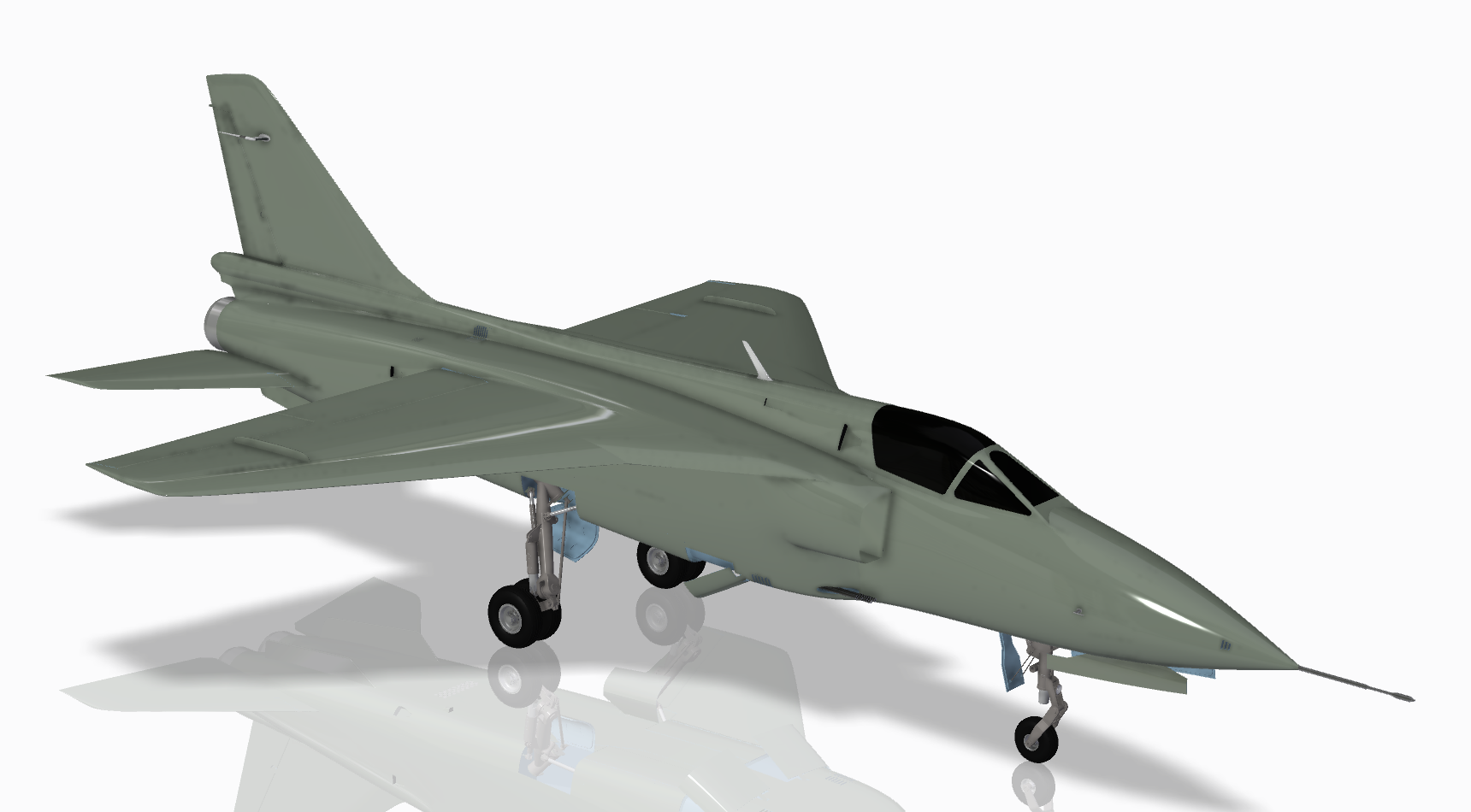 Soko J-22B Orao对地攻击战术侦查机三维建模图纸 igs格式